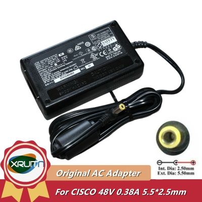 Genuine For CISCO IP Phone Power Supply 48V 0.38A EADP-18FB B ADP-18PB EADP-18MB B PSA18U-480C 341-0306-01 AC/DC Adapter 🚀