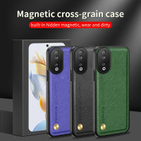 เคสโทรศัพท์เนื้อลายแม่เหล็กกากบาทเพื่อ X8a Honor 90 90 Lite X50i รู้สึกสบายโทรศัพท์ป้องกันการตกหล่นเคสป้องกัน