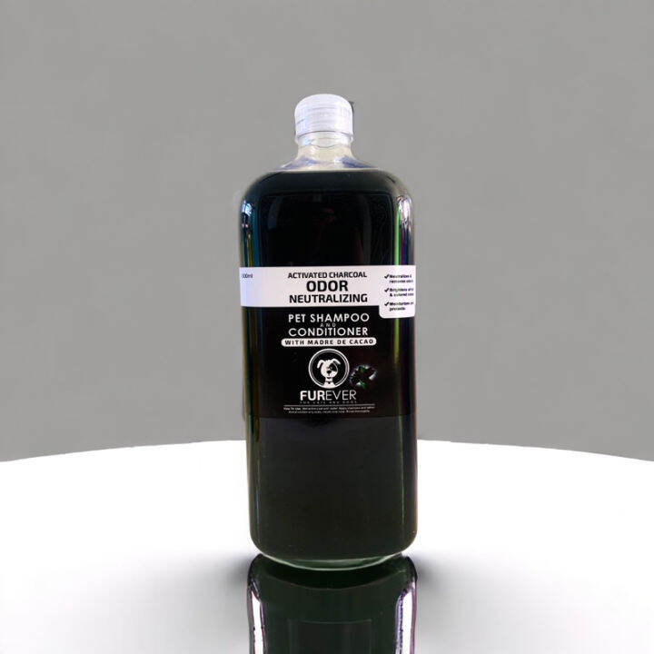 1L Activated Charcoal Odor Eliminator 2in1 Shampoo & Conditioner