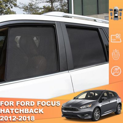 ┋✜ For Ford FOCUS MK3 Hatchback 2010-2019 Magnetic Car Sunshade Front Windshield Frame Curtain Rear Side Window Sun Shade Visor