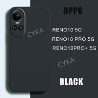 OPPO เคสโทรศัพท์แบบที่มีของของเหลวแบบนิ่ม Reno10 Pro 5G 10Pro + Reno 10 5G เคสขายดีที่สุด OPPO Reno10 Pro + 5G ซิลิโคน TPU ผิวสัมผัสเคสปกป้องเลนส์10Pro Reno