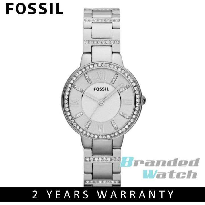 PROMO Fossil ES3282 Women s Virginia Three Hand Stainless Steel