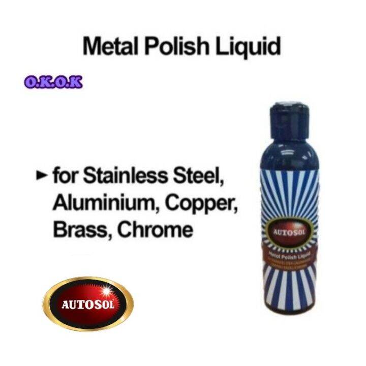 Autosol Metal Polish Liquid 150ml 金属抛光液 Cecair Penggilap Logam Lazada