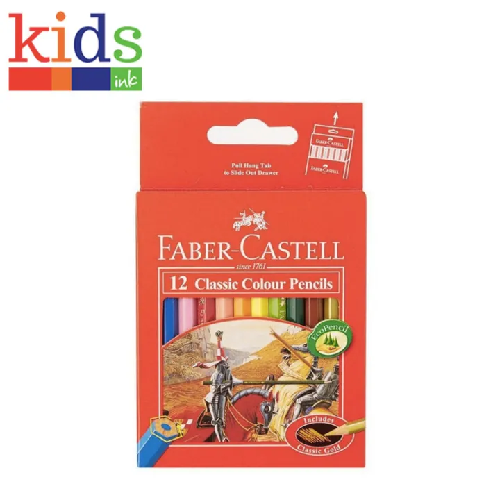 Faber-castell Classic Colored Pencil 12115851 12 Colors Short | Lazada PH