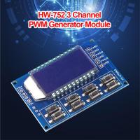 สัญญาณ PWM LCD 3-CH HW-752แผงตัวกำเนิดปรับความถี่ได้1Hz 150Hz