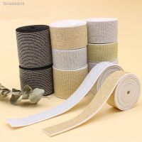 ✒ 10/15/25/40mm Gold Silk Silver Flat Elastic Bands Glitter Rubber Band DIY Garment Trousers Belt Clothing Sewing Accessories 1m