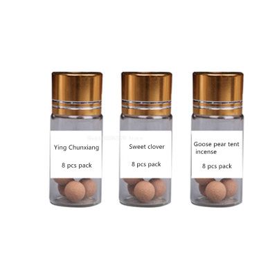 Hot 8-Grain Pack Of Handmade ธูป Pills Carry-On ซองธูป DIY บ้านในร่มไฟฟ้า Aromatpy Lasting Fragrance