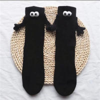 Magnetic Hand Holding Sock Funny Magnetic Suction 3D Doll Socks Funny Socks for Women Men