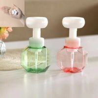 300ml Flower Foam Bottle Refillable Bathroom Hand Soap Shampoo Cosmetic Empty Liquid Container Travel Transparent Split Bottling