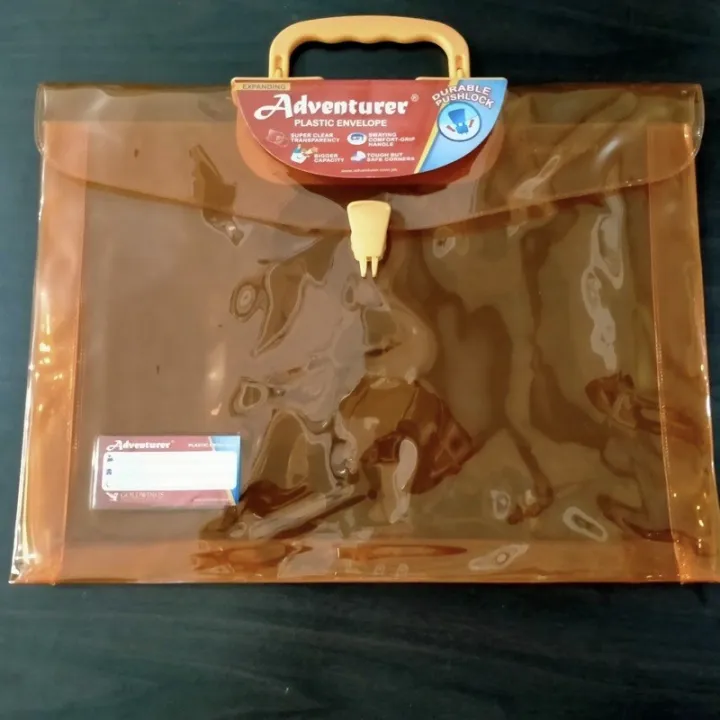 Expanding Plastic (PVC) Envelope With Handle Lazada PH