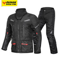 New Motorcycle Jacket Pant Suit Waterproof Cold-proof Motorbike Jacket Moto Motocross Riding Clothing CE Gear