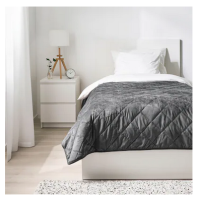 Bedspread, dark grey160x250 cm.