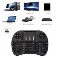 Mini Wireless Keyboard Touchpad Battery Charge ได้ แป้นพิมพ์ไทย ( สีดำ) สำหรับ Android tv box Smart TV mini pc