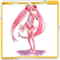 In Stock Original Hatsune Miku Sakura Hatsune 2021 Anime Action Collection Figures Model Toys Christmas Gifts for Kids