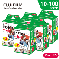 New 10- 100 Sheets Fujifilm Instax Mini LiPlay 11 9 8 7s 70 90 LINK SP-2 Film White Edge Photo Paper for Instants Camera