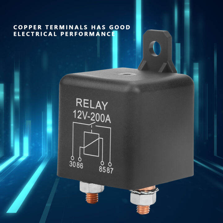 Car Start Relay 200A On/Off Relay 12Vdc Wm686 12V 4Pin For Vehicles