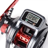 13+1 Ball Bearing Left / Right Fishing Reel with Digital Display Baitcasting Line counter Reel 6.3:1 Casting Reel