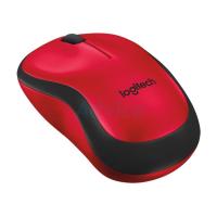 LOGITECH เมาส์ Wireless Optical Mouse (M221-Silent) Red