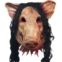 【FCL】๑✟♂ Scary Saw Pig Horrible Masks Horror Adult Costume Accessories