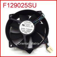 Free Shipping F129025SU 90x90x25mm PWM CPU Round Fan 12V 0.38A 4Pin Computer CPU Cooling Cooling Fan