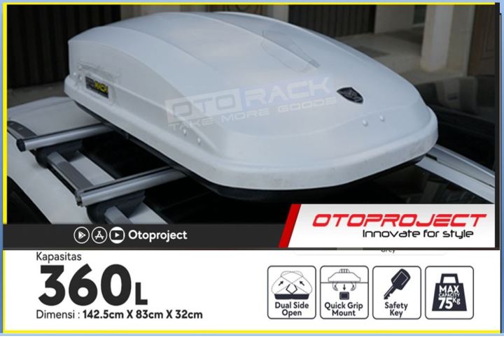 "ROOF BOX ATAP MOBIL - RACK ATAP MOBIL / ROOF RACK- EC1-OPADWH36039-OTO ...