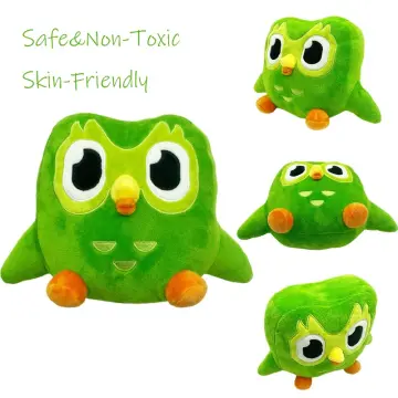 Lovely Green Duo Plushie Of Duo The Owl Cartoon Anime Plush Toy