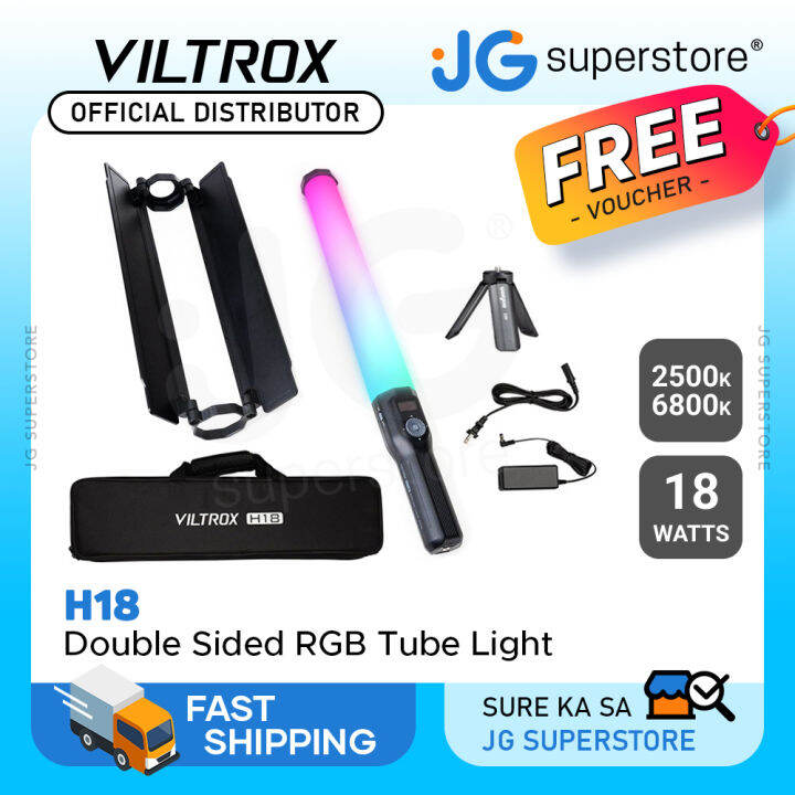 Viltrox H18 18W Double-Sided RGB LED Tube Light with One key