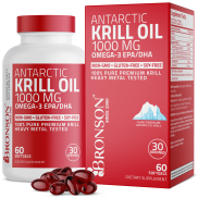 OMEGA 3 Dầu Nhuyễn Thể Nam Cực Cao Cấp BRONSON Antarctic Krill Oil Non-GMO