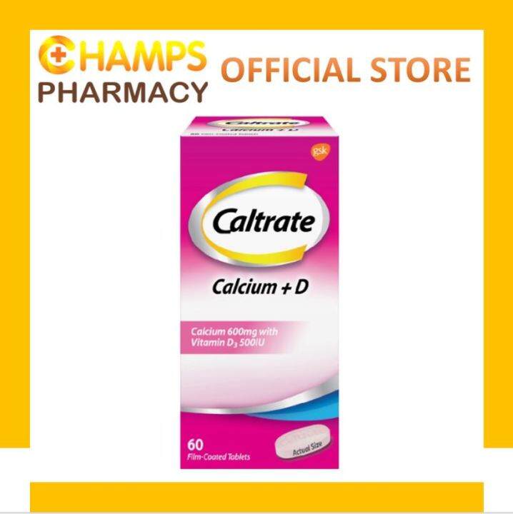Caltrate Calcium + Vitamin D(60'S) Lazada