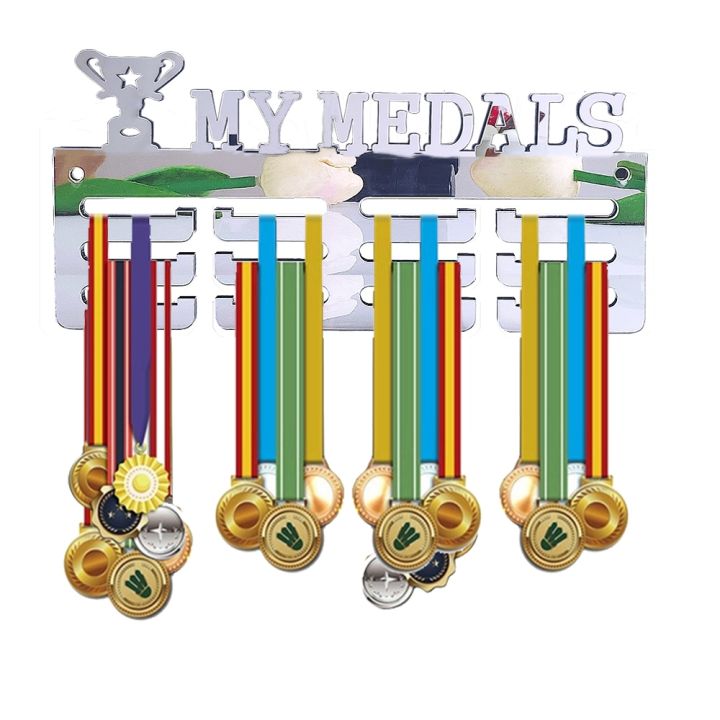 yf-silver-triathlon-medal-display-mirror-home-running-rack-hook-storage-sports-hanger-football-stand-acrylic-wall-decoration