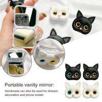 3D Cat Phone Stand Cute Vanity Mirror Ring Mobile Holder Xiaomi Max 13 For IPhone Samsung Girl Gift X Portable Realme 8 12Pro O7X6