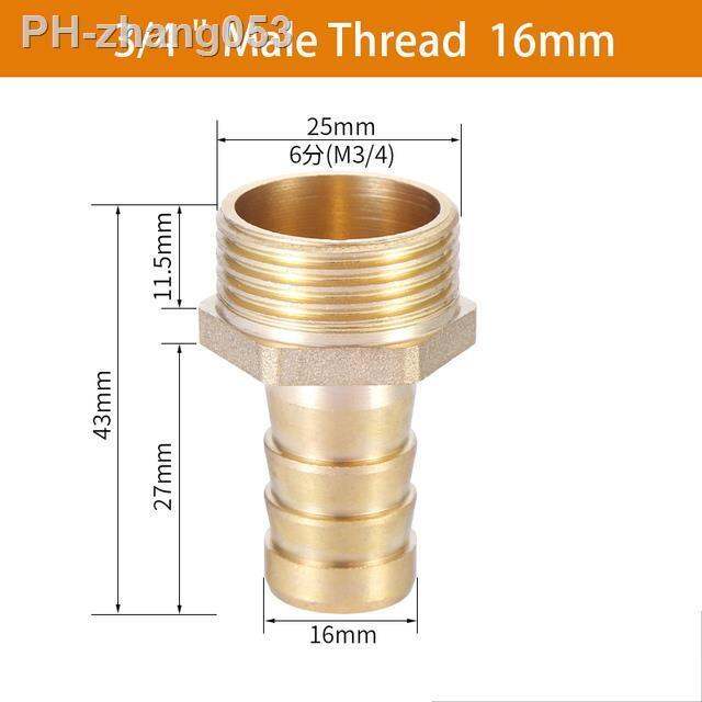 1pcs-male-thread-pagoda-jiont-bsp-1-2-3-4-1-1-2-1-5-2-green-head-brass-pipe-fitting-connector-accessorie-straight-head-6-50mm