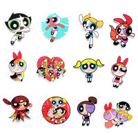 50 Pcsset Powerpuff Girls Stickers for Kids Toy Luggage Motor Car Suitcase Laptop Skateboard Wall Cool Anime Cartoon Stickers