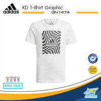 Adidas เสื้อเด็ก KD T-Shirt Graphic GN1474 #128 - 164 WH (700)