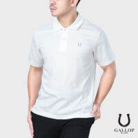 GALLOP : COTTON POLO SHIRTS เสื้อโปโลผ้า Cotton รุ่น GP9059 สีขาว / ราคาปรกติ 1290.-