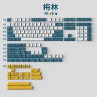 1เซ็ต GMK เมอร์ลิน Keycaps ABS สอง Shot Keycap เชอร์รี่ตัวครอบปุ่มคีย์บอร์ดโปรไฟล์กับ ISO ป้อน7U Spacebar สำหรับ HHKB EU Layout Keycaps