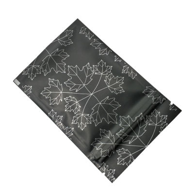 อลูมิเนียมฟอยล์สีดำซิปล็อคถุงบรรจุภัณฑ์ผนึกจับซิป Mylar ฟอยล์แพคเกจที่มีหน้าต่างที่ชัดเจนซองอาหารตัวอย่างถุง