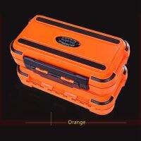 Lure Fishing Box 24 Compartments Double Layer Fishing Box Plastic Fishing Tackle Box