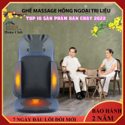 Ghế massage hồng ngoại trị liệu toàn thân rung điện từ cao cấp thế hệ mới.