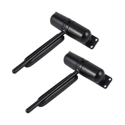 ™❆▲ 2 Set 20-70Kgs Black Adjustable Surface Mounted Spring Door Closer Automatic Door Closer Fire Rated Indo