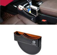 KLL Refit NEEARI Suitable for Volvo S60 V60 S90 V90 XC40 XC60 XC90 Seat Gap Filler, Console Organizer, Car Pocket, Seat Catcher, Interior Accessories Seat Crevice Storage Box (Black) hui