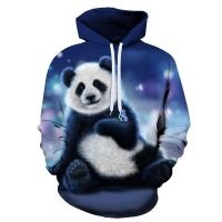 Sudaderas con estampado 3D de Panda para hombre y mujer, jerseys de moda, ropa de calle de Hip Hop, Tops informales con capucha para niños y niñas, otoño