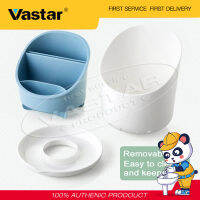 Vastar 1ชิ้นที่เก็บเครื่องใช้ในครัวพร้อมจานแทงก์น้ำPVC-HDA4084