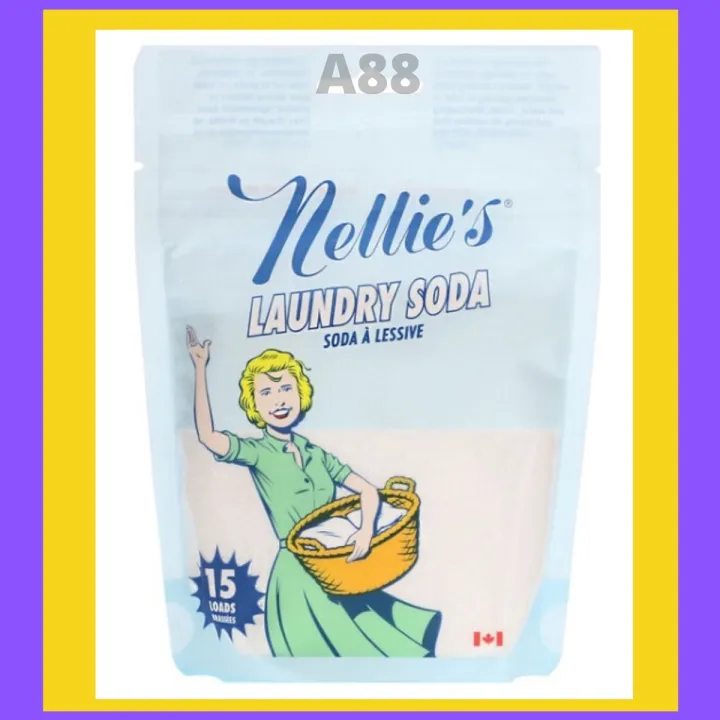 🔥READY STOCK🔥 Nellie's laundry Soda, 15 scoops, 250g; hypoallergenic, nontoxic, biodegradable