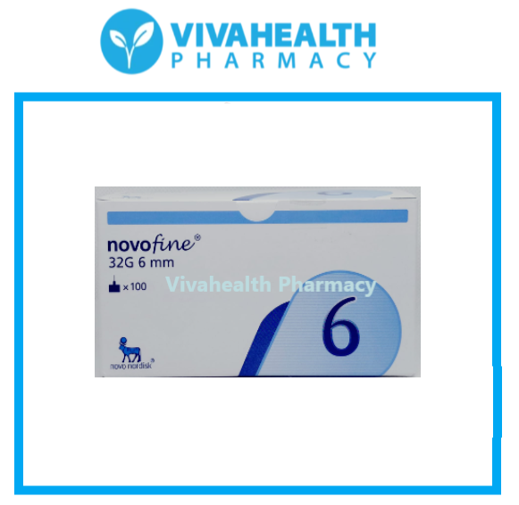 Novofine Needle 6mm 32G 100s