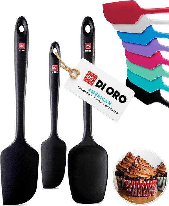 Silicone Spatula Set - Heat Resistant Kitchen Silicone Scraper Spatulas &  Mini Spatulas, All in one Rubber Spatulas , for Cooking, Mixing, Baking,  Non