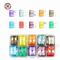 100PCS New Arrival Car Fuses 2A 3A 4A 5A 7.5A 10A 15A 20A 25A 30A Amp with Box Clip Assortment Auto Blade Type Fuse Set Truck