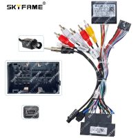 SKYFAME Car 16pin Wiring Harness Adapter Canbus Box Decoder For Jeep Grand Cherokee Wrangler Renegade Grand Commander Fiat 500