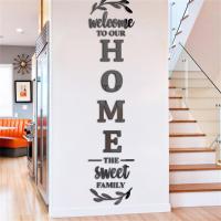 HelloYoung 3D Mirror Wall Stickers English Letters Home Family Acrylic Mirror Wall Decals DIY Removable Mirror Wall Stickers for Home Decor