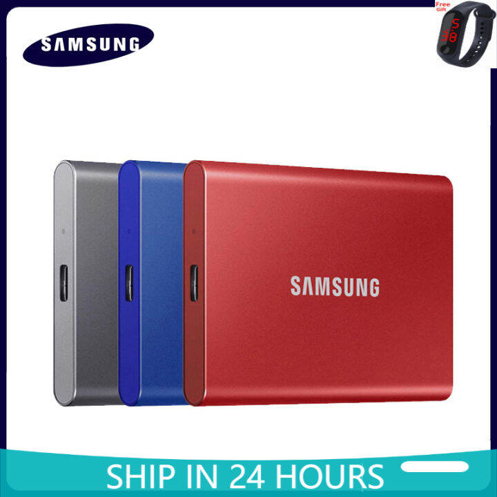 Original Samsung SSD 1TB T7 portable External Solid State Drives 500GB 1TB 2TB TypeC USB 3.2